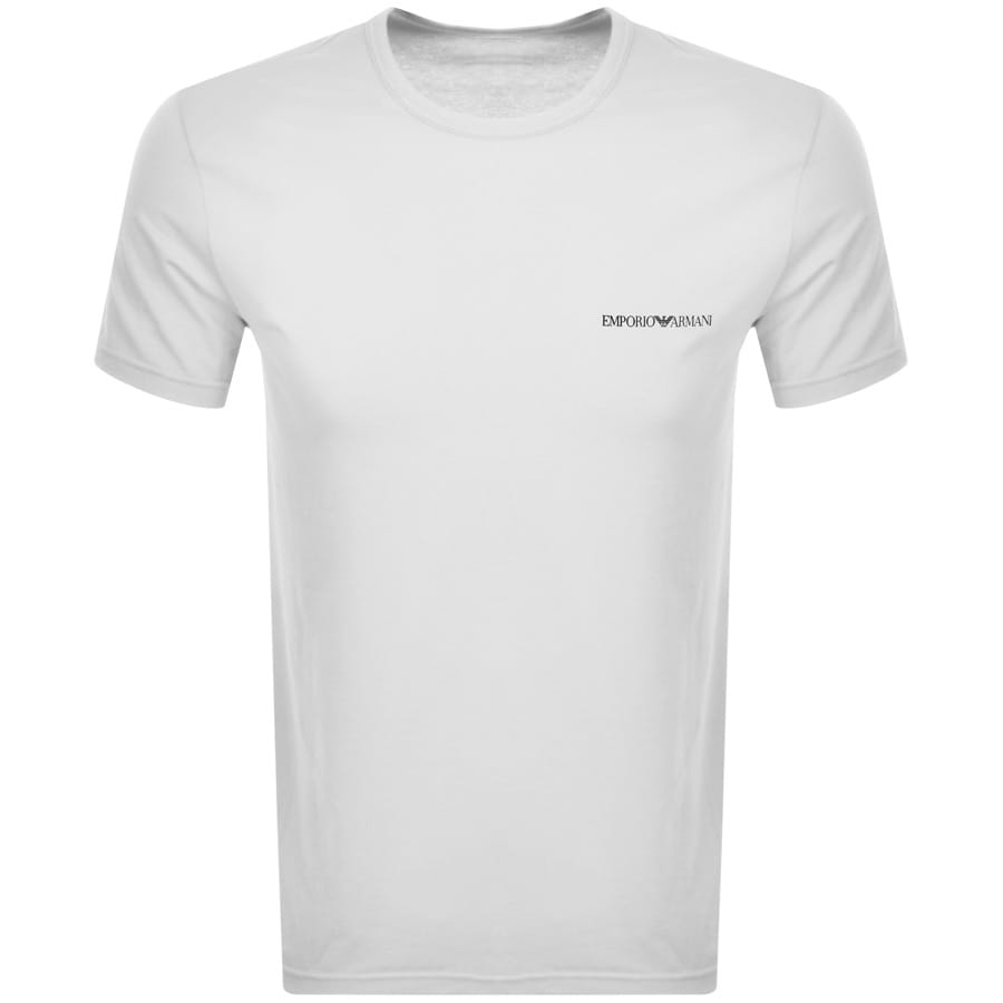 Alternative Image for ProductEmporio Armani Lounge 2 Pack T Shirts White3